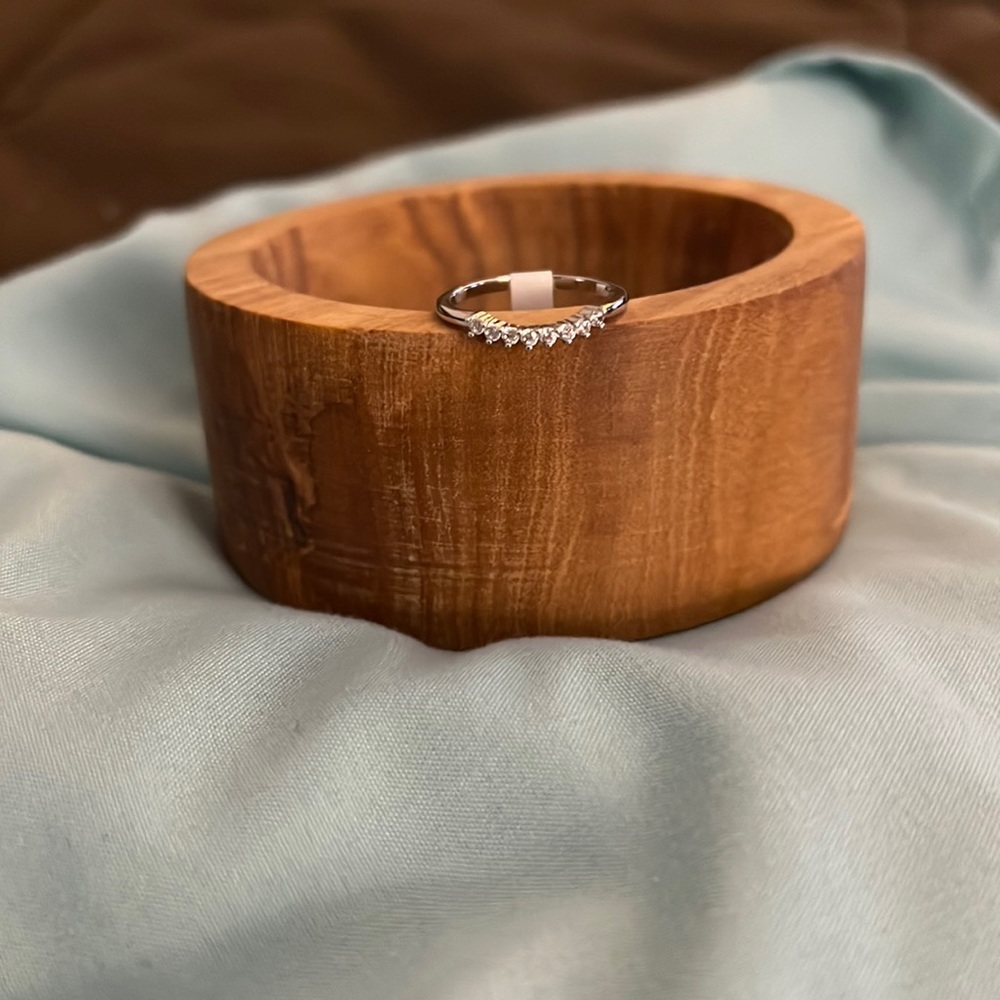 CZ Thin Band Ring